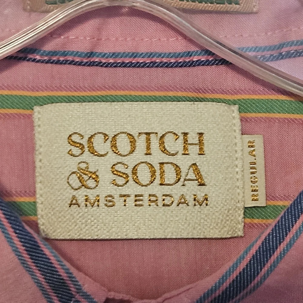Scotch & Soda RegularFit Striped Shirt WithSleeve Adjustment Size Large - Picture 7 of 15